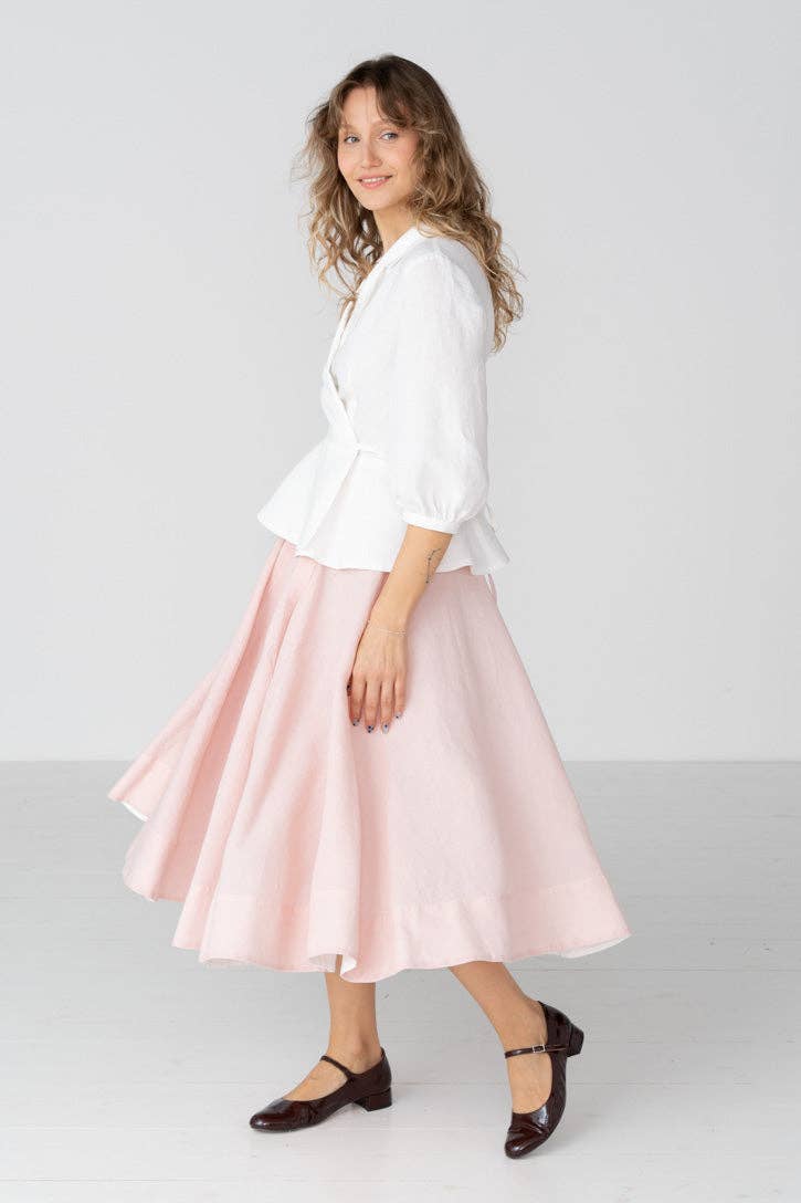 Wrap – Full-Circle Linen Skirt