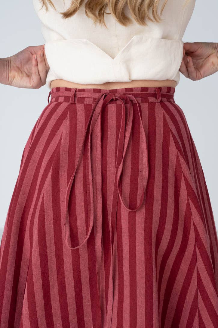 Wrap – Full-Circle Linen Skirt