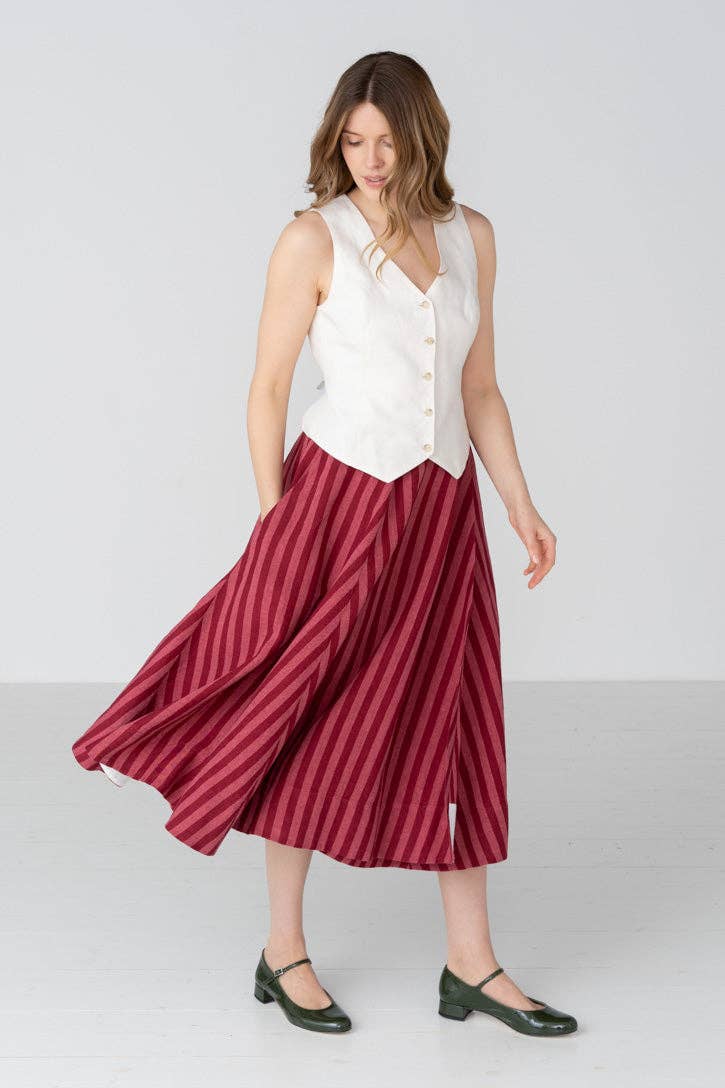 Wrap – Full-Circle Linen Skirt