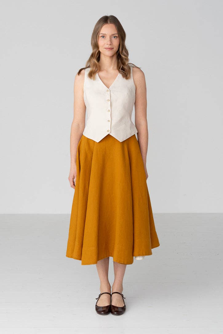 Wrap – Full-Circle Linen Skirt