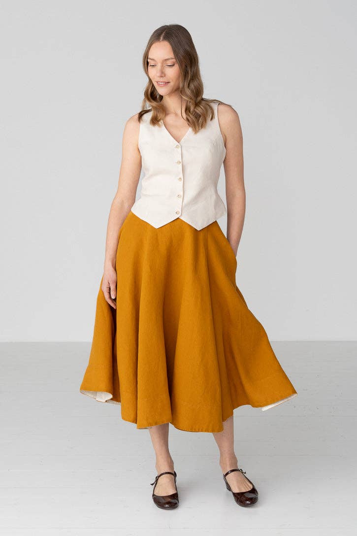 Wrap – Full-Circle Linen Skirt