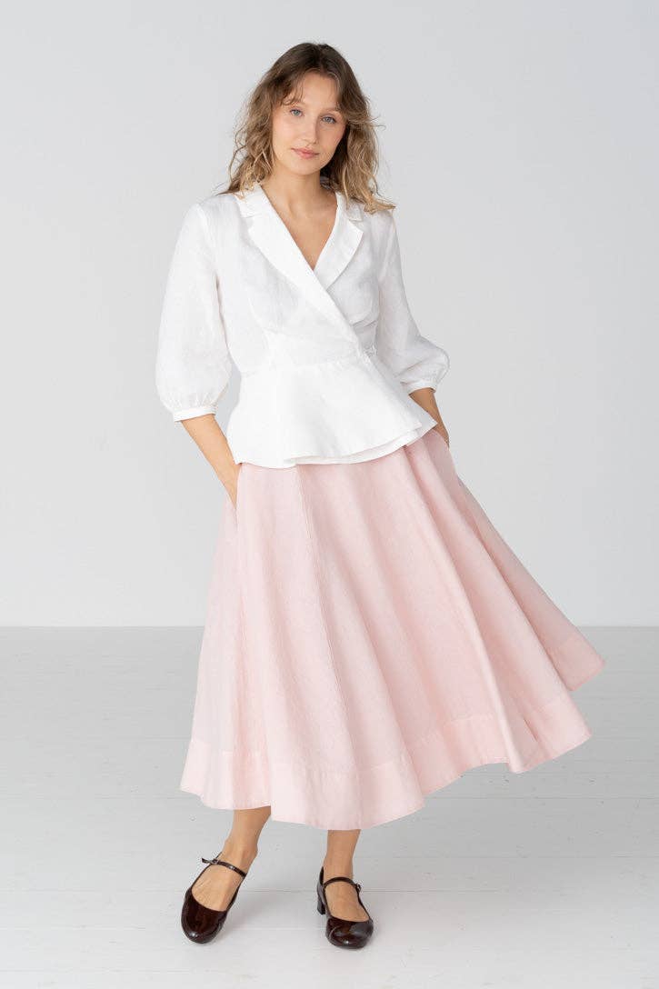 Wrap – Full-Circle Linen Skirt
