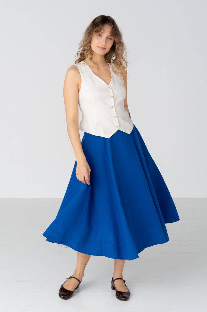 Wrap – Full-Circle Linen Skirt