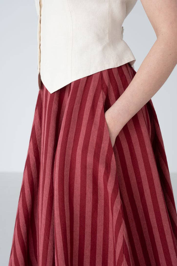 Wrap – Full-Circle Linen Skirt