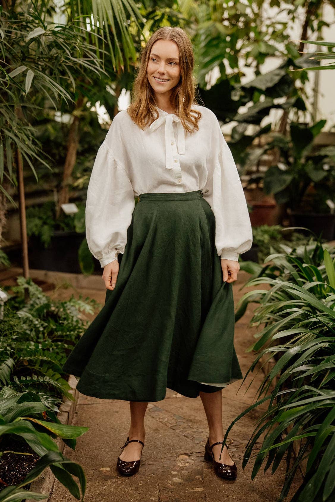 Wrap – Full-Circle Linen Skirt