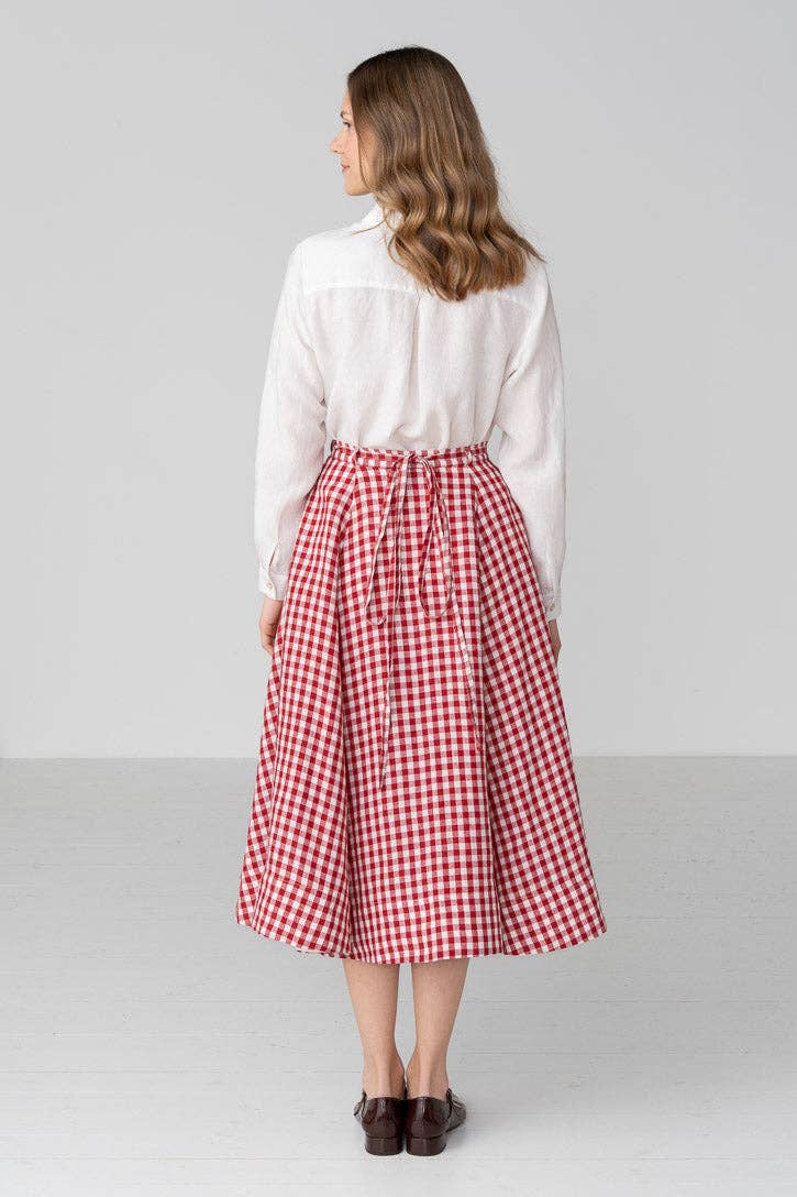 Wrap – Full-Circle Linen Skirt