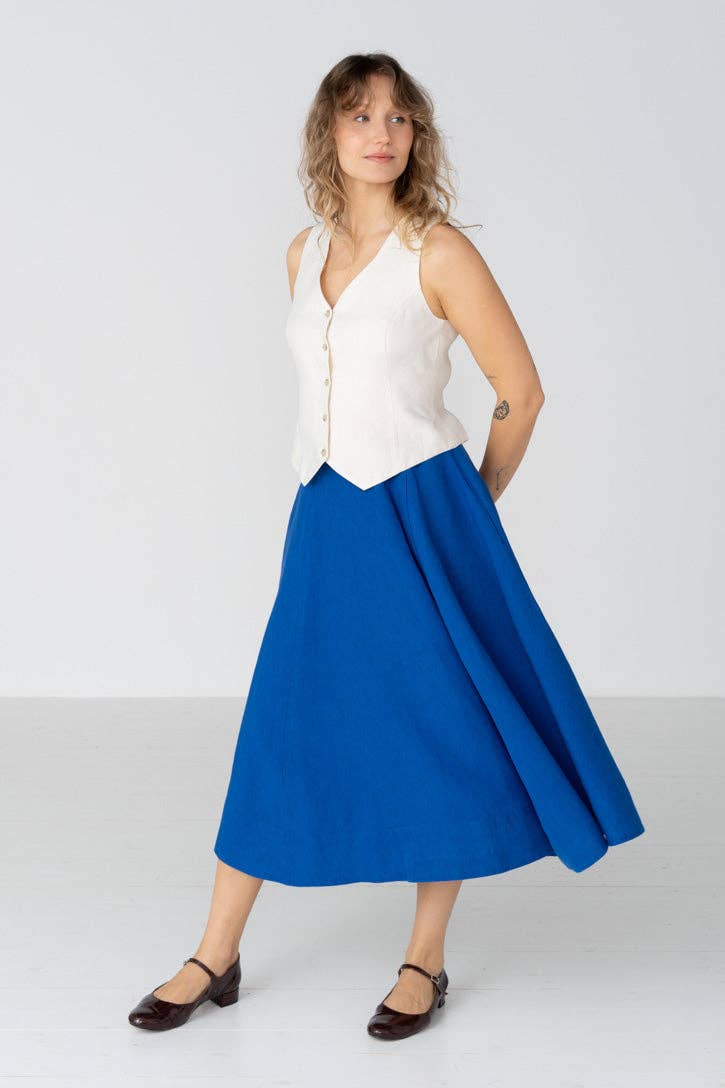 Wrap – Full-Circle Linen Skirt