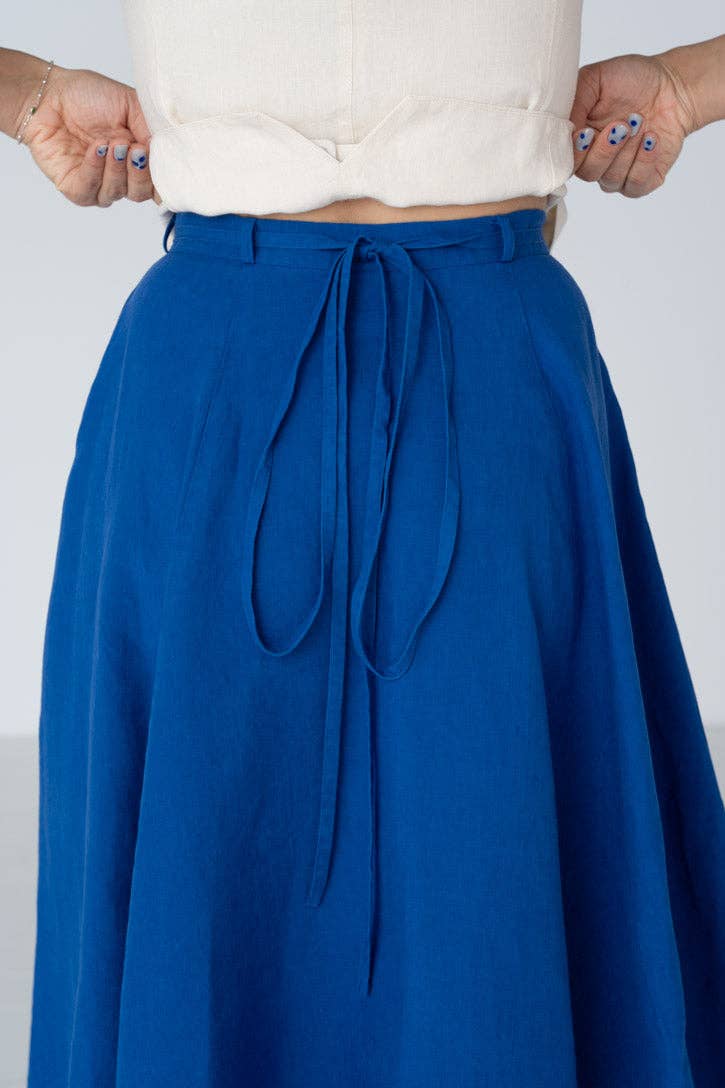 Wrap – Full-Circle Linen Skirt