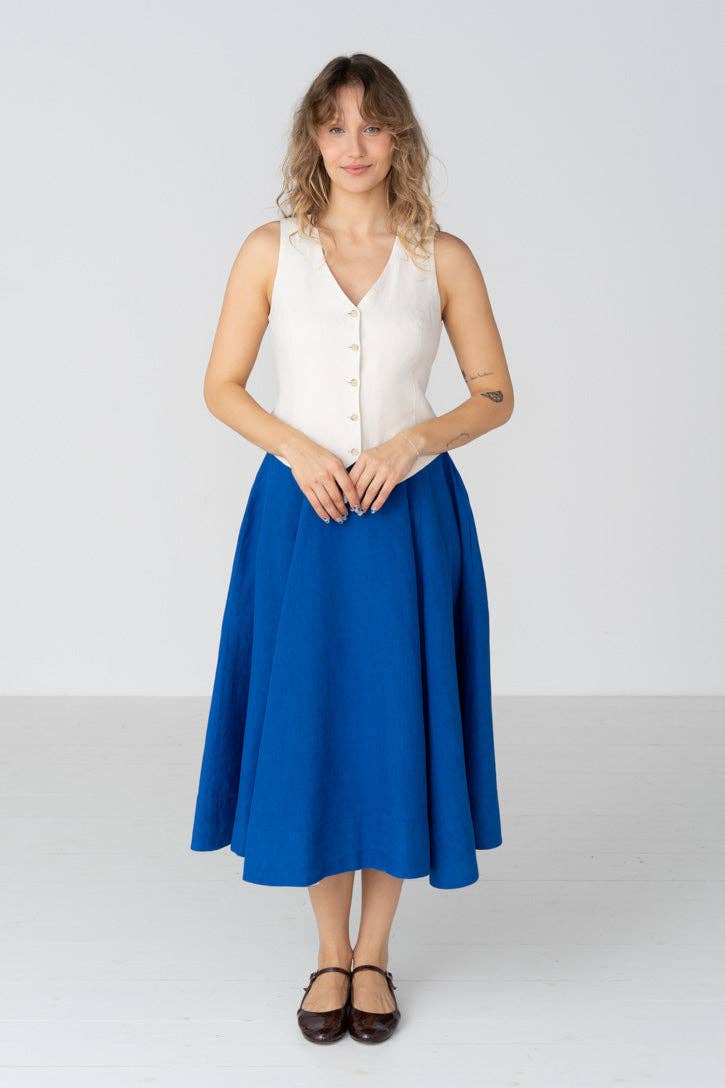 Wrap – Full-Circle Linen Skirt