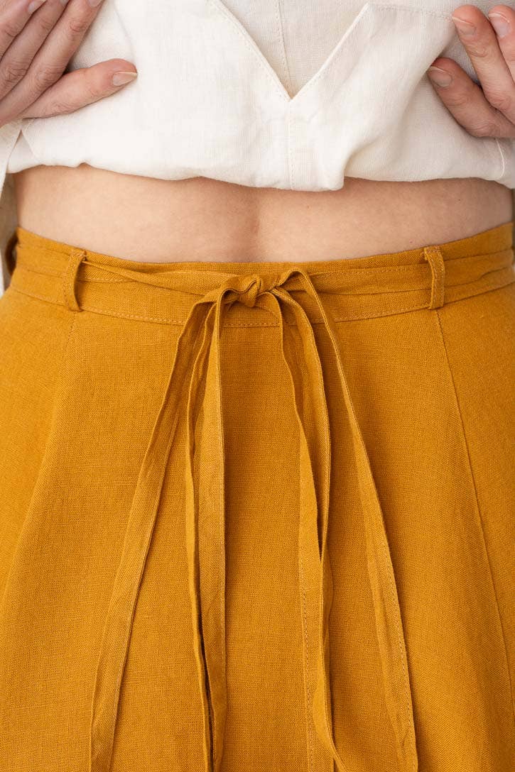 Wrap – Full-Circle Linen Skirt