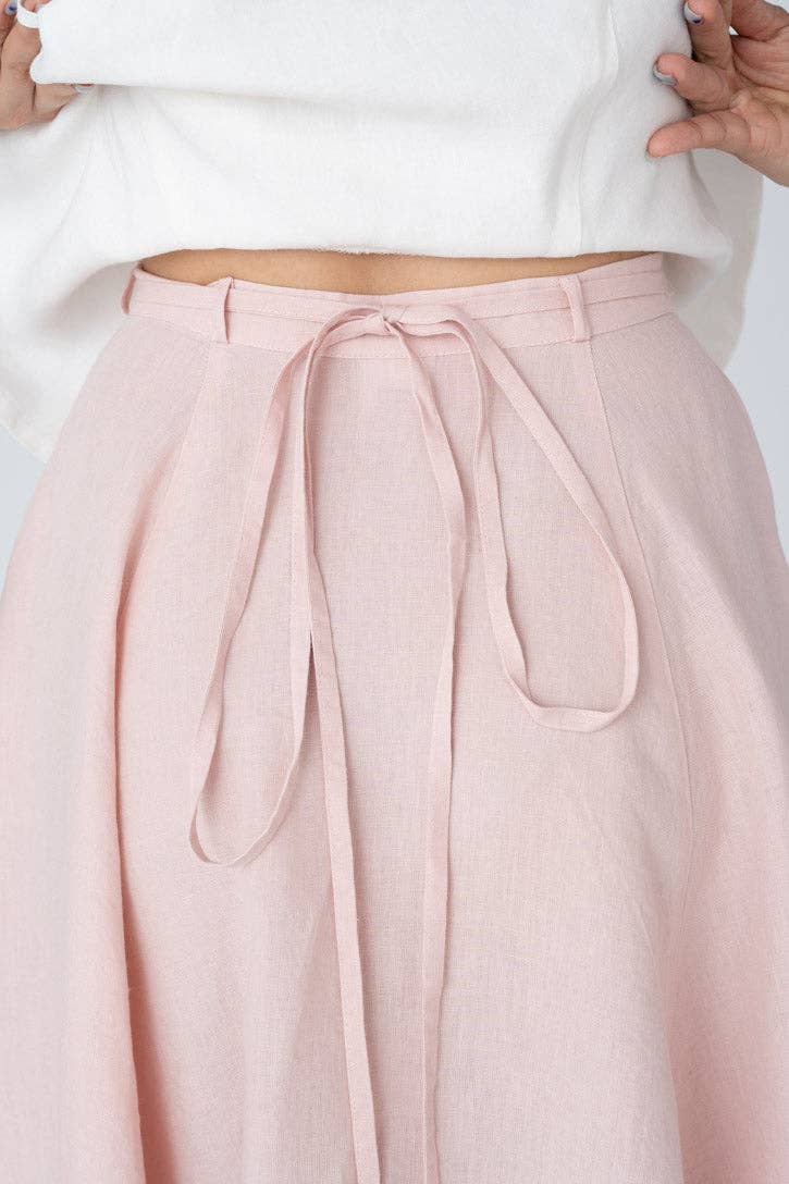 Wrap – Full-Circle Linen Skirt