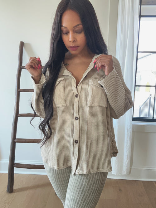 Cozy Waffle Lounge Set