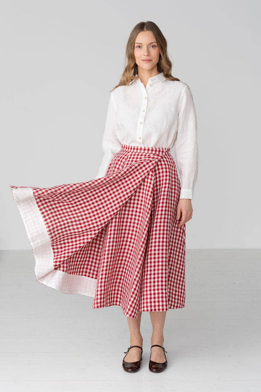 Wrap – Full-Circle Linen Skirt