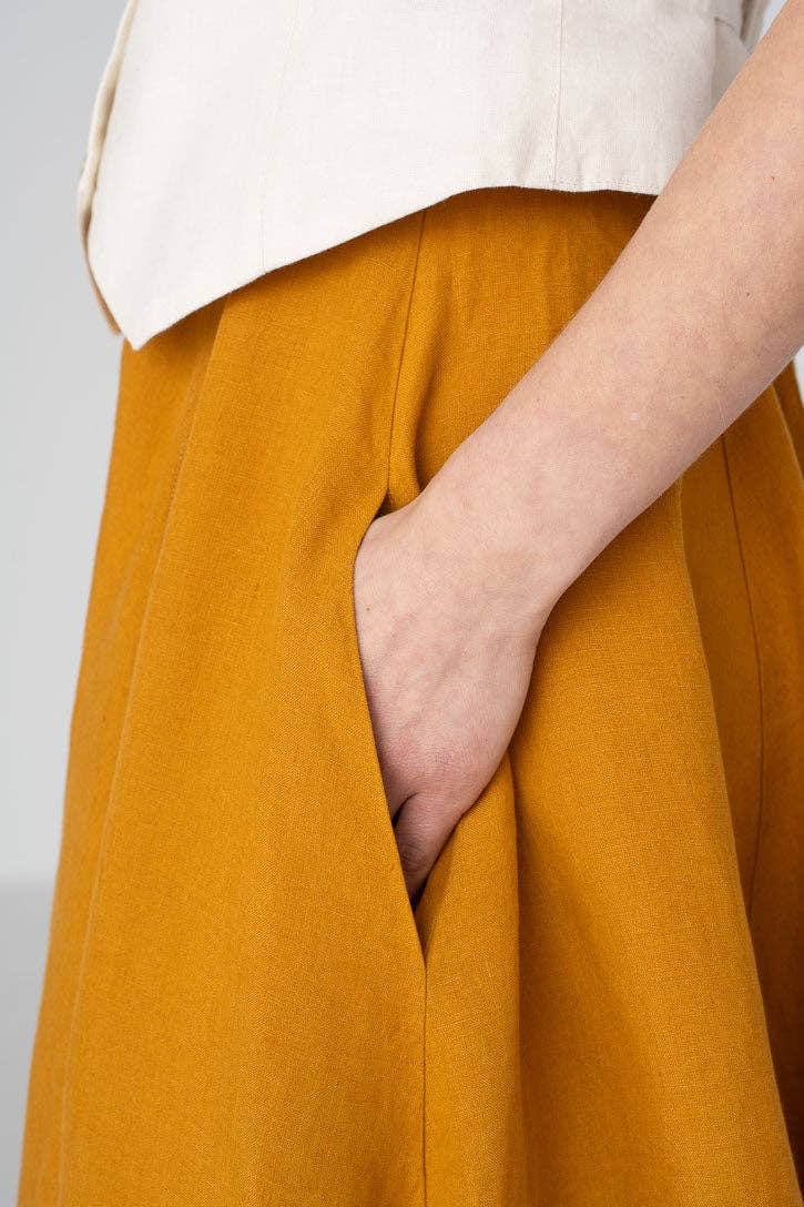 Wrap – Full-Circle Linen Skirt