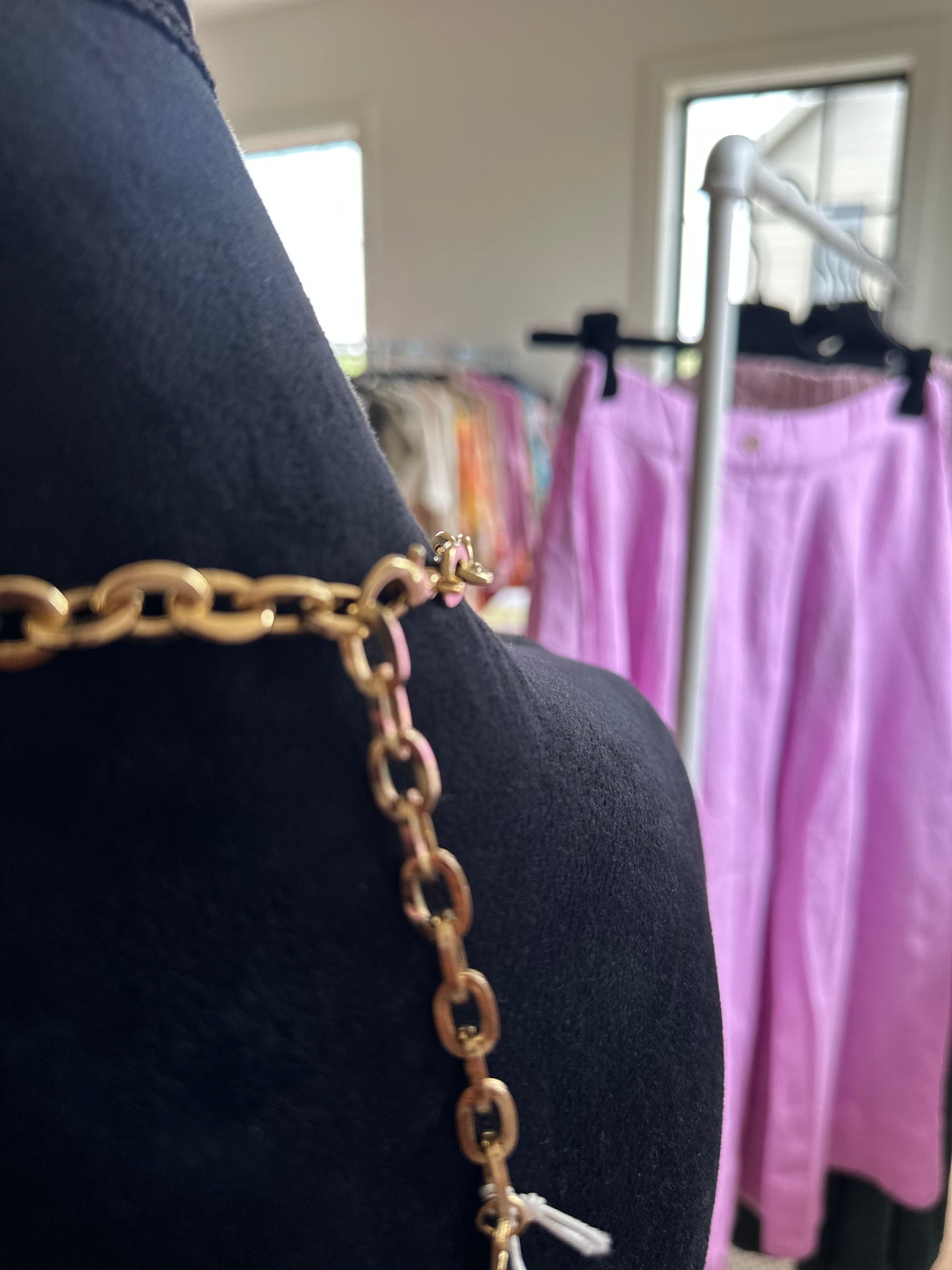 Peace Crystal Fitted Necklace