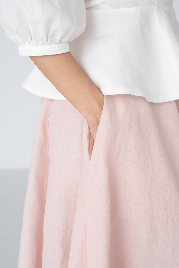 Wrap – Full-Circle Linen Skirt