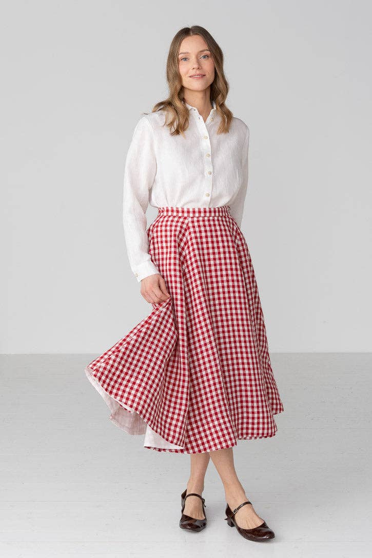 Wrap – Full-Circle Linen Skirt