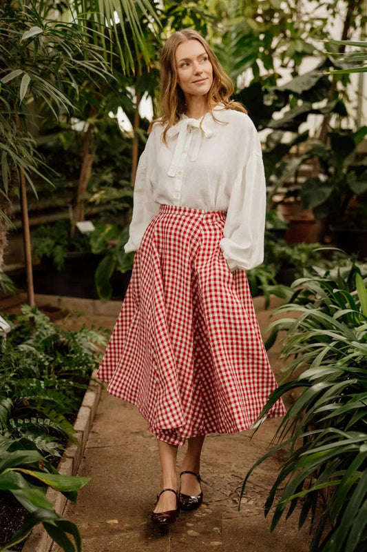 Wrap – Full-Circle Linen Skirt