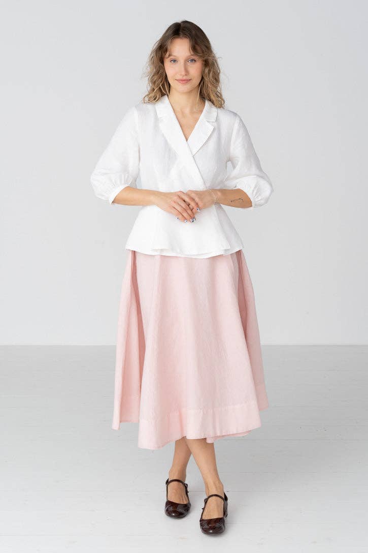 Wrap – Full-Circle Linen Skirt