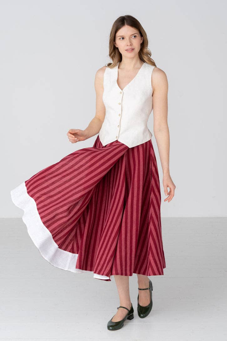 Wrap – Full-Circle Linen Skirt