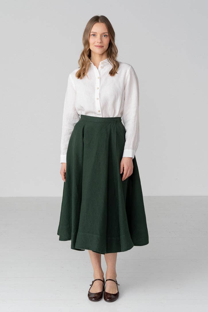 Wrap – Full-Circle Linen Skirt
