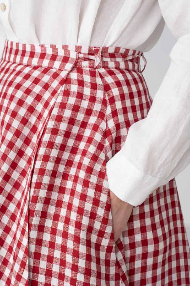 Wrap – Full-Circle Linen Skirt