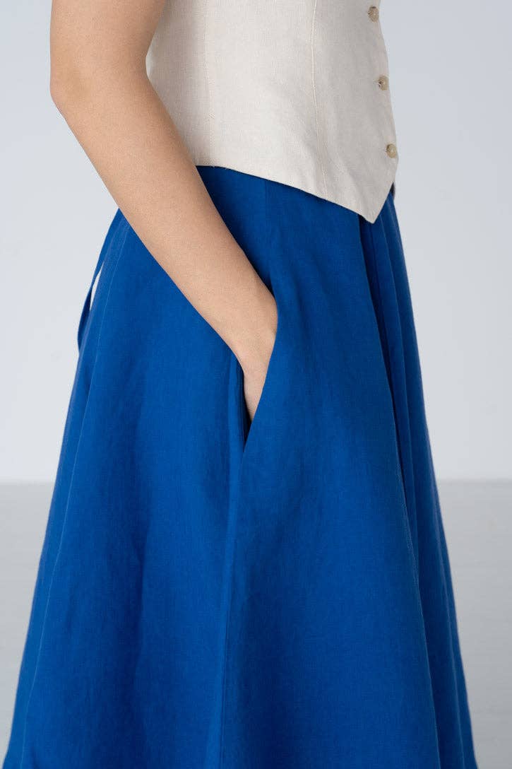 Wrap – Full-Circle Linen Skirt