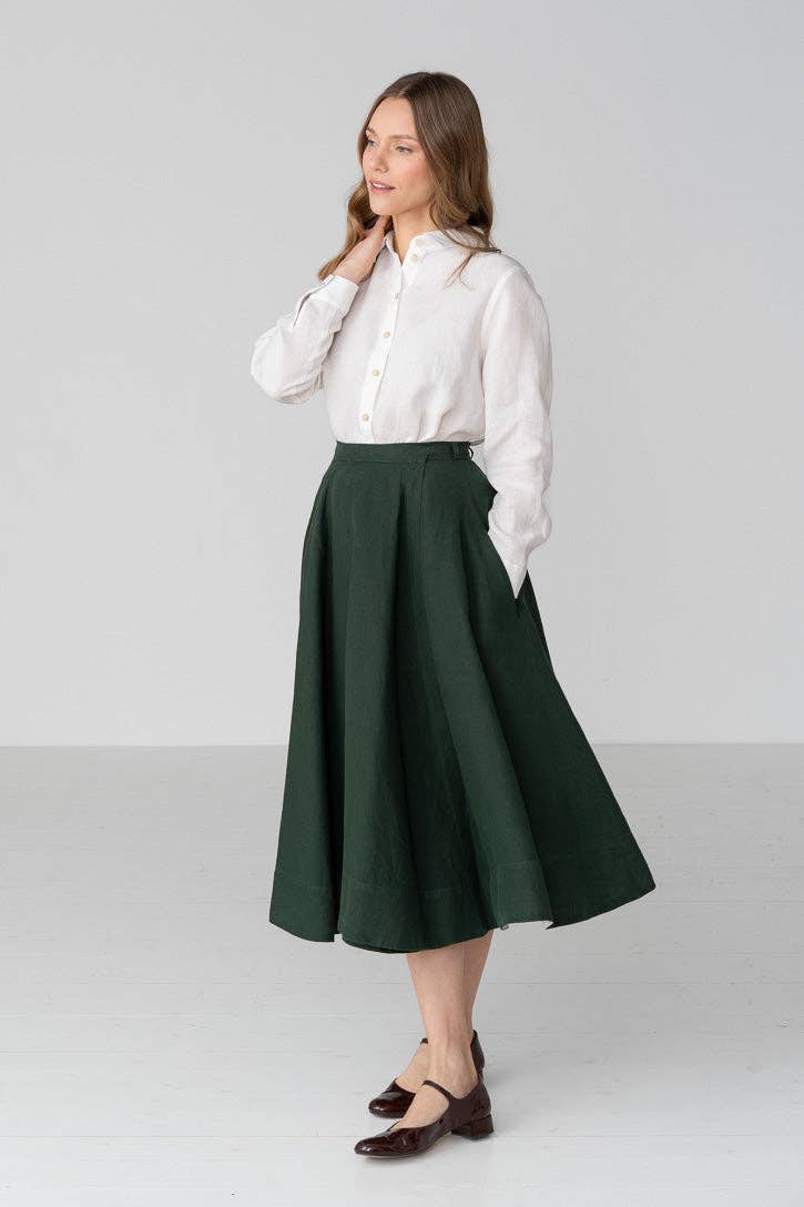 Wrap – Full-Circle Linen Skirt