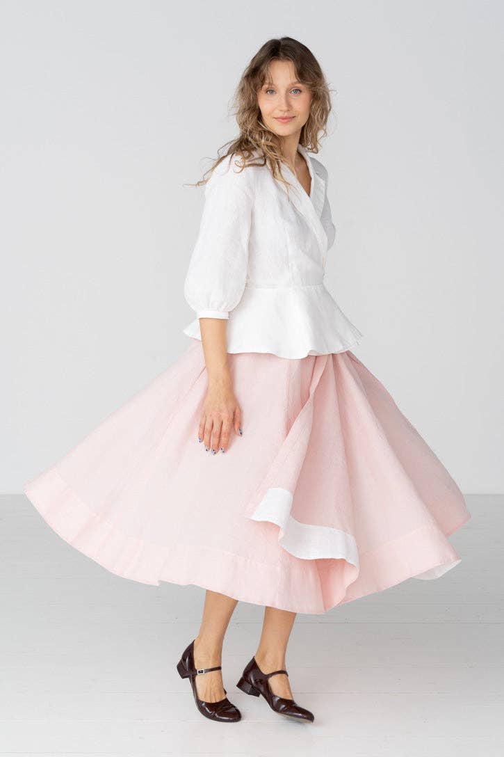 Wrap – Full-Circle Linen Skirt