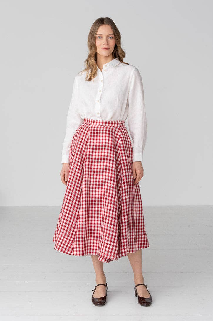 Wrap – Full-Circle Linen Skirt