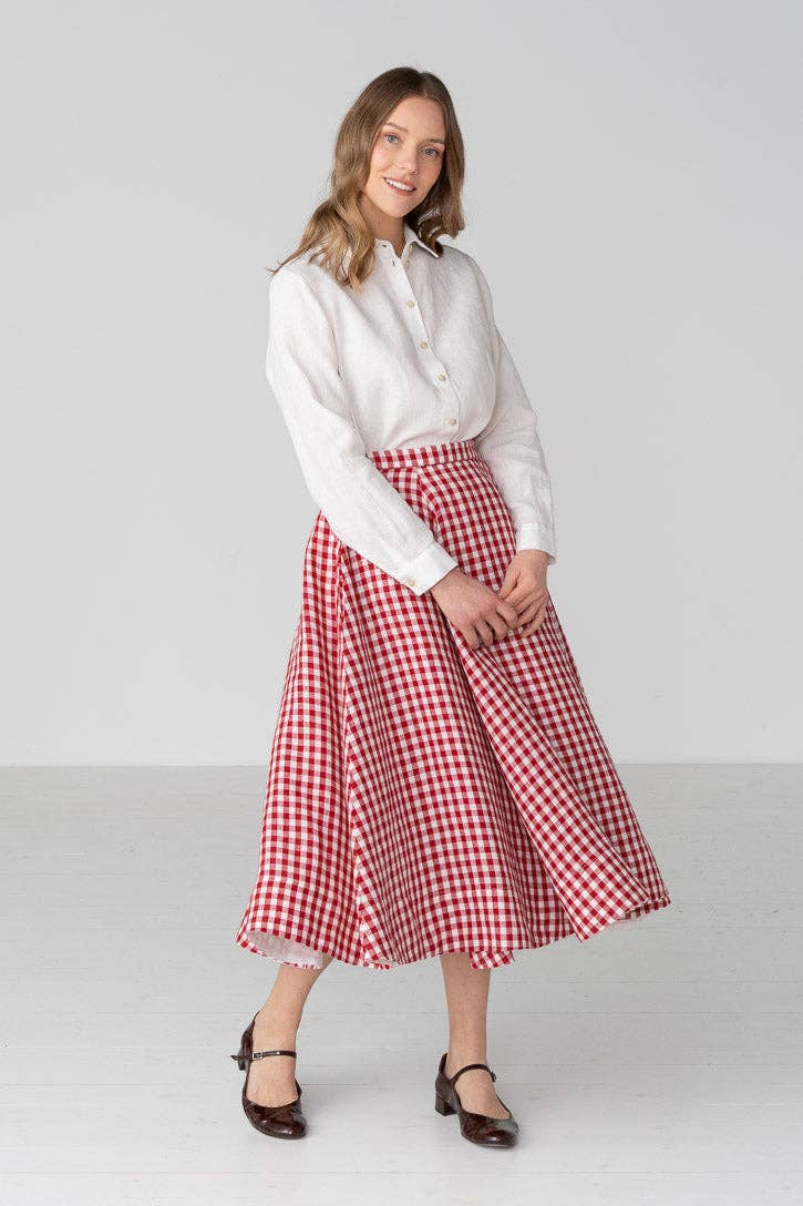 Wrap – Full-Circle Linen Skirt
